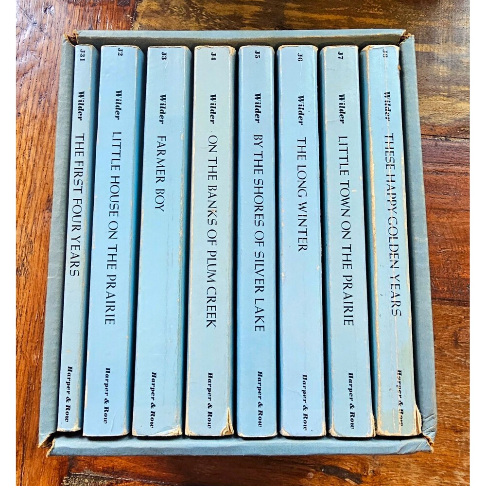 Laura Ingalls Wilder Little House Complete 8-Book Boxed Set Slipcase Illustrated